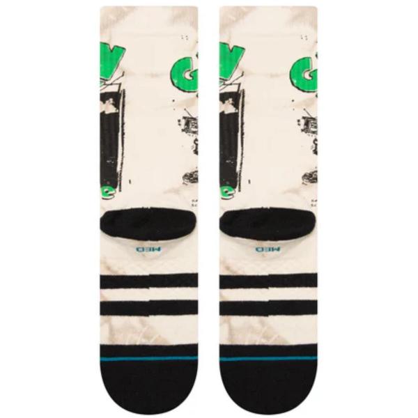 STANCE 1994 CREW OFFWHITE LTD GREEN DAY  CALZINI