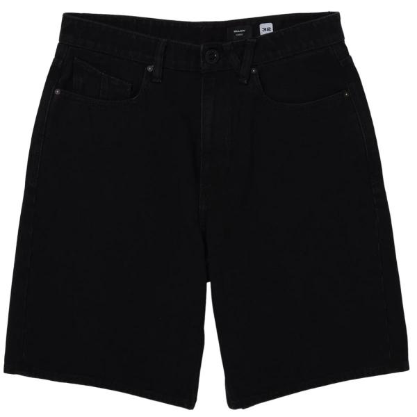 VOLCOM BILLOW DENIM BLACK SHORTS