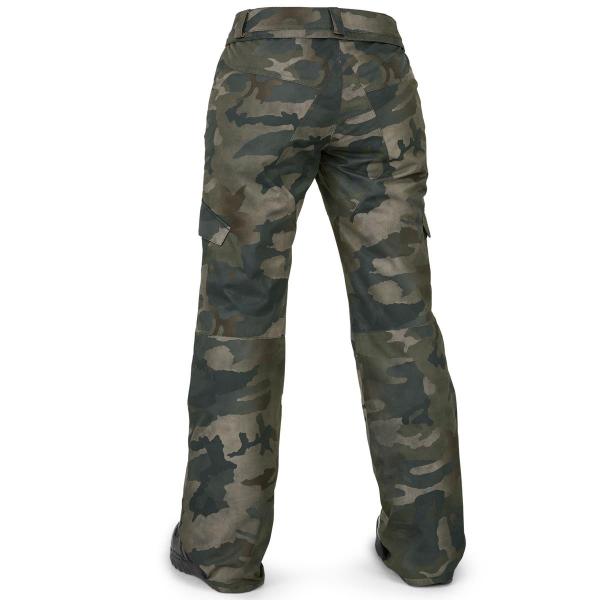 VOLCOM BRIDGER INS CLOUDWASH CAMO PANTALONI SNOWBOARD DONNA