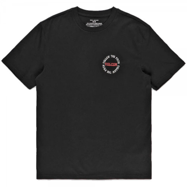 VOLCOM DITHER BASIC BLACK T-SHIRT