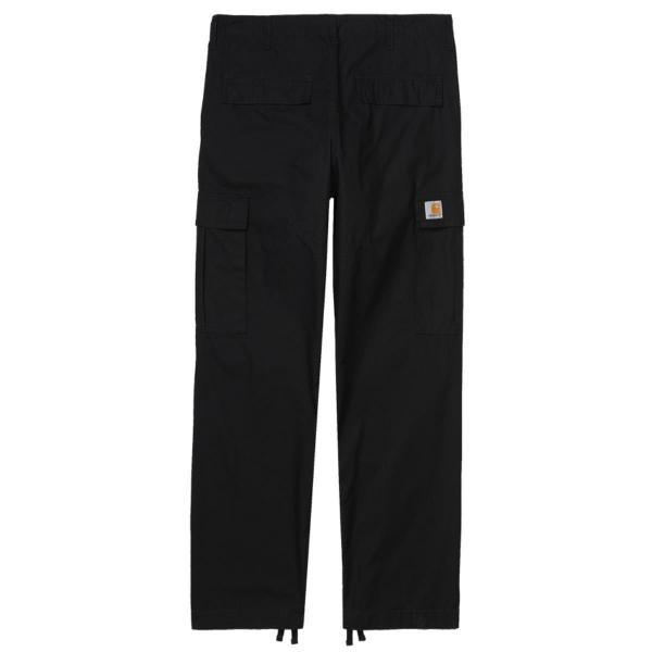 CARHARTT WIP REGULAR CARGO BLACK RINSED PANTALONI