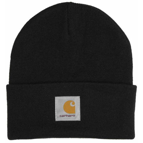 CARHARTT WIP SHORT WATCH HAT BLACK