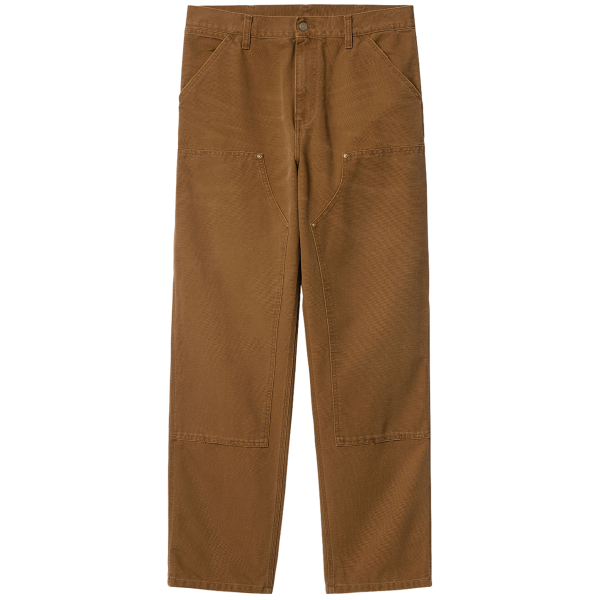 CARHARTT WIP DOUBLE KNEE DEEP H BROWN (AGED CANVAS)