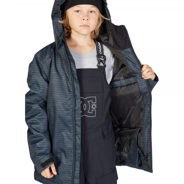 DC BOY'S PROPAGANDA DASH BLACK GIACCA SNOWBOARD BAMBINO