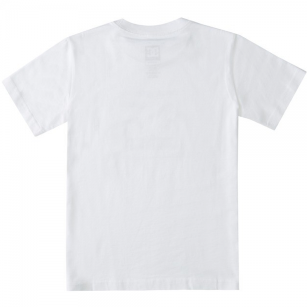 DC SQUARE STAR FILL WHITE T-SHIRT BAMBINO