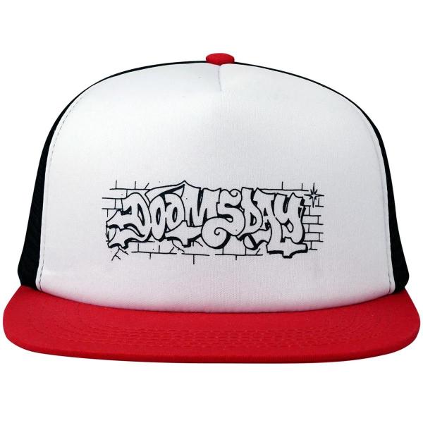 DOOMSDAY ATTITUDE TRUCKER BLACK/RED CAPPELLO