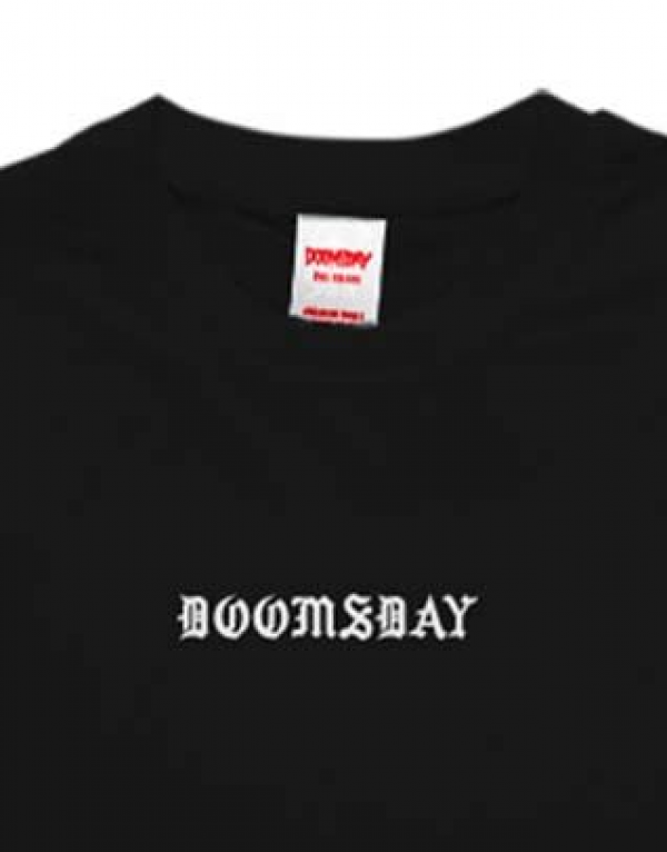 DOOMSDAY NO MORE SPACE BLACK T-SHIRT