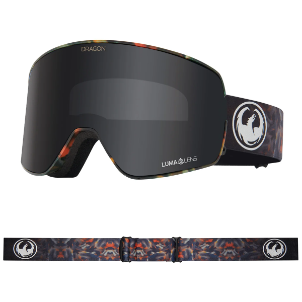 DRAGON NFX2 FIRE LEAF MASCHERA SNOWBOARD