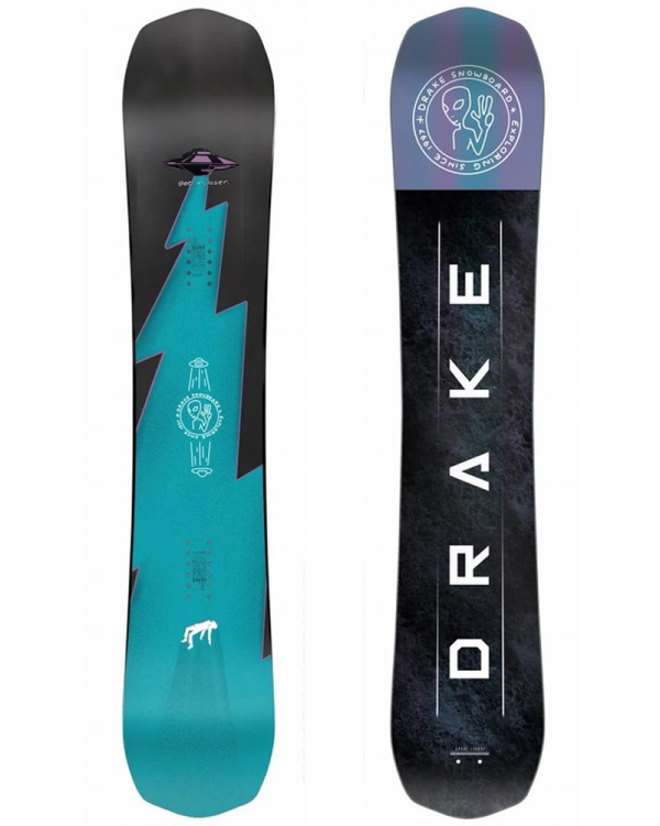 DRAKE LEAGUE 148 TAVOLA SNOWBOARD + KING BLACK ATTACCHI SNOWBOARD