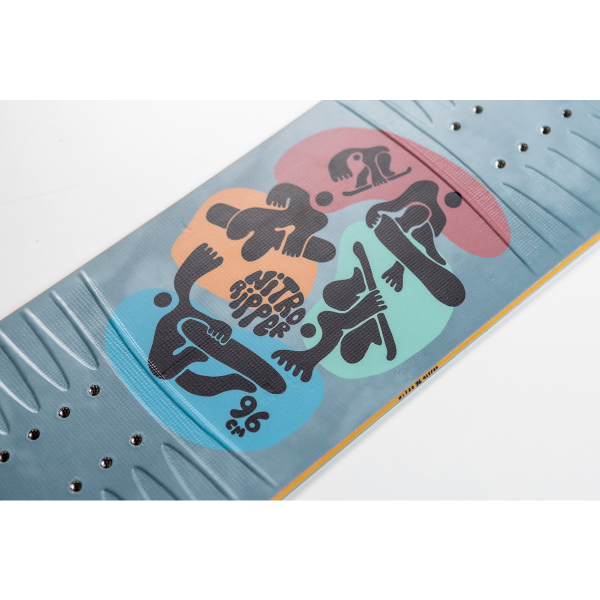 NITRO RIPPER 106 + MICRO CHARGER TAVOLA E ATTACCHI SNOWBOARD BAMBINO