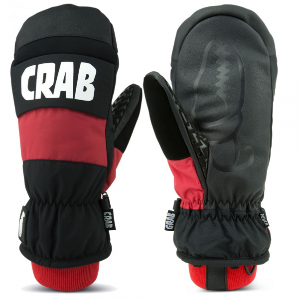 CRAB GRAB PUNCH BLACK/RED GUANTI SNOWBOARD