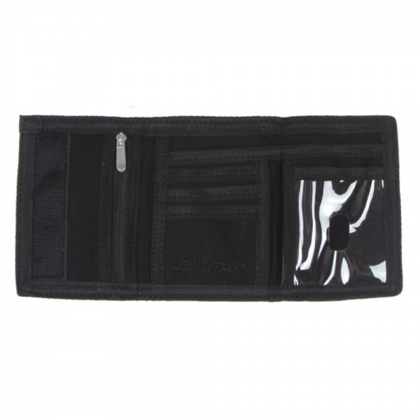 SANTA CRUZ MINI HAND WALLET BLACK PORTAFOGLIO