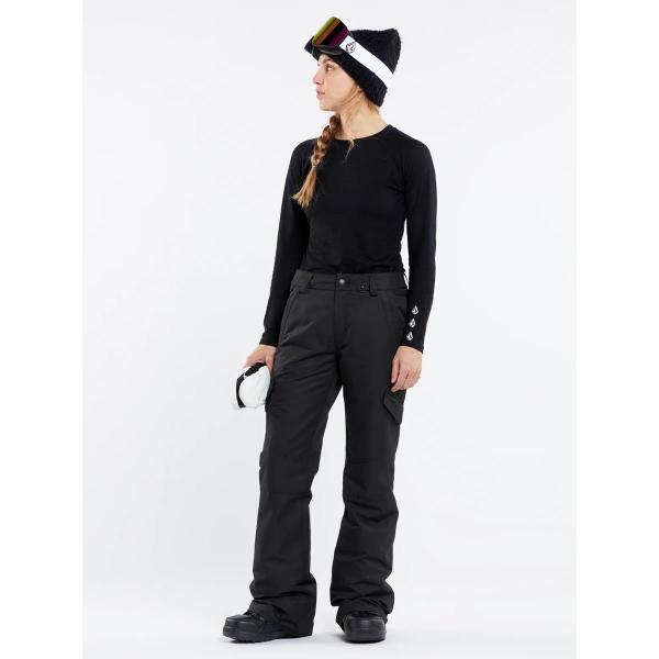 VOLCOM BRIDGER INS BLACK PANTALONI SNOWBOARD DONNA