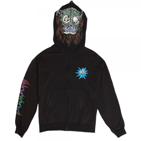 VOLCOM CHRISSIE ABBOTT X FRENCH BLACK FELPA BAMBINO