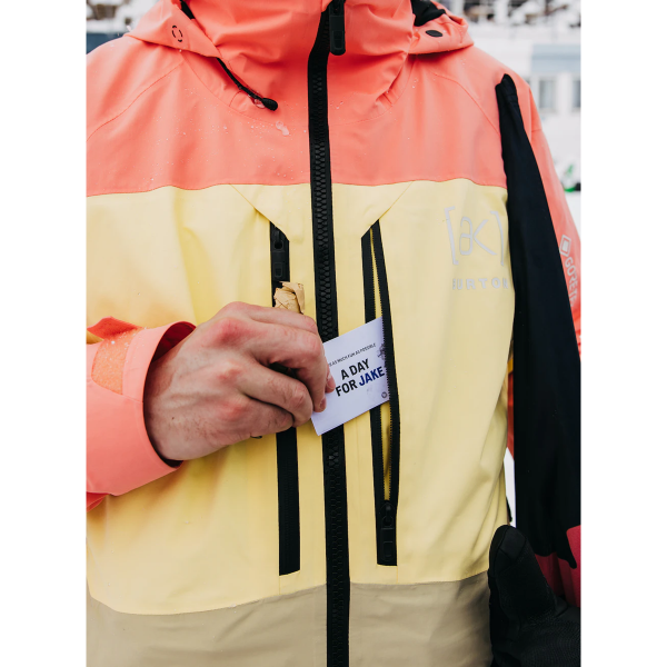 BURTON AK GORE-TEX SWASH JACKET SNOWBOARD REEF PINK/BUTTERMILK/MUSHROOM