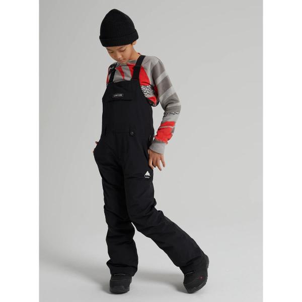 BURTON SKYLAR BIB TRUE BLACK PANTALONI SNOWBOARD BAMBINO