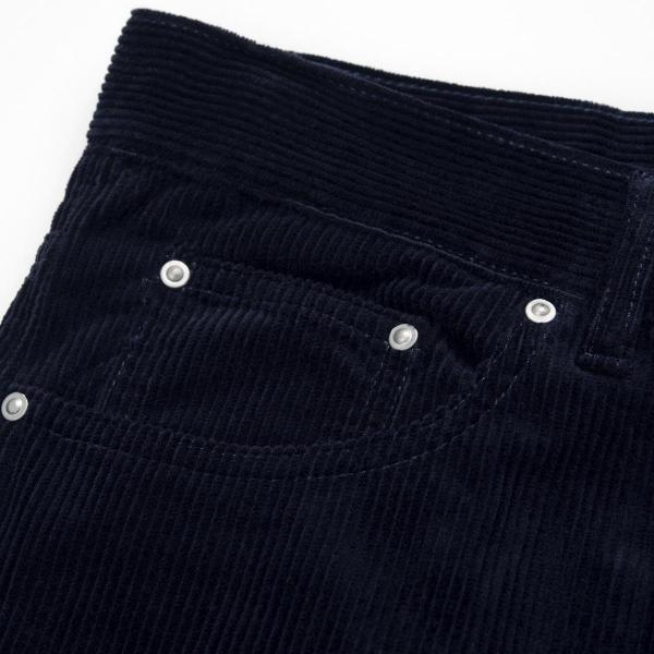 CARHARTT WIP NEWEL DARK NAVY (RINSED) PANTALONI