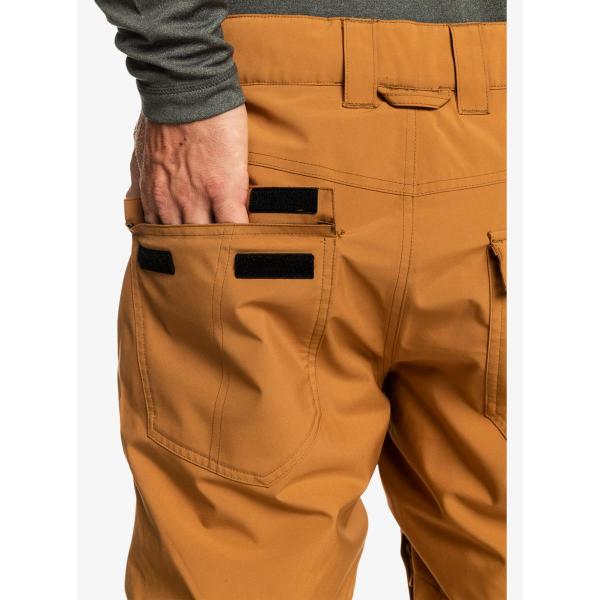 QUIKSILVER ESTATE BONE BROWN PANTALONI SNOWBOARD