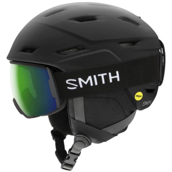 SMITH MISSION MATTE BLACK CASCO SNOWBOARD