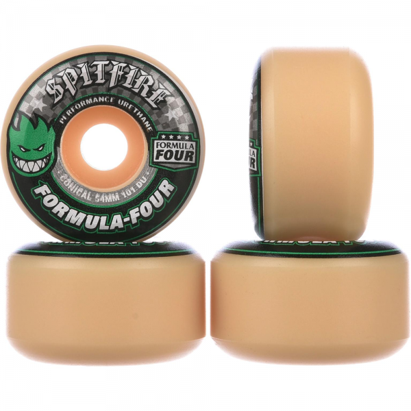 SPITFIRE F4 CONICAL 101A x 54MM GREEN RUOTE SKATEBOARD