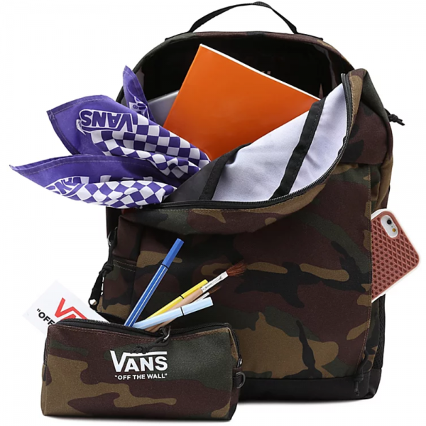 VANS SKOOL BACKPACK BOYS CAMO ZAINO BAMBINO