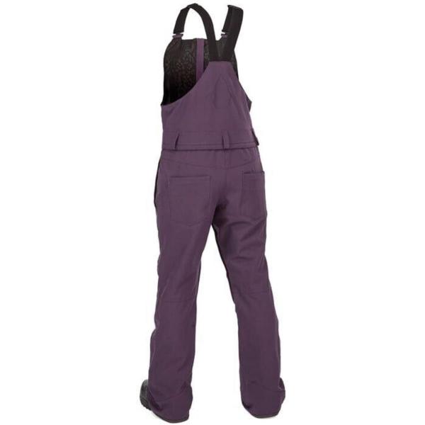 VOLCOM SWIFT BIB OVERALL BLACKBERRY PANTALONI SNOWBOARD DONNA