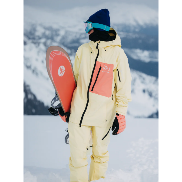 BURTON AK GORE-TEX CYCLIC BUTTERMILK/REEF PINK GIACCA SNOWBOARD