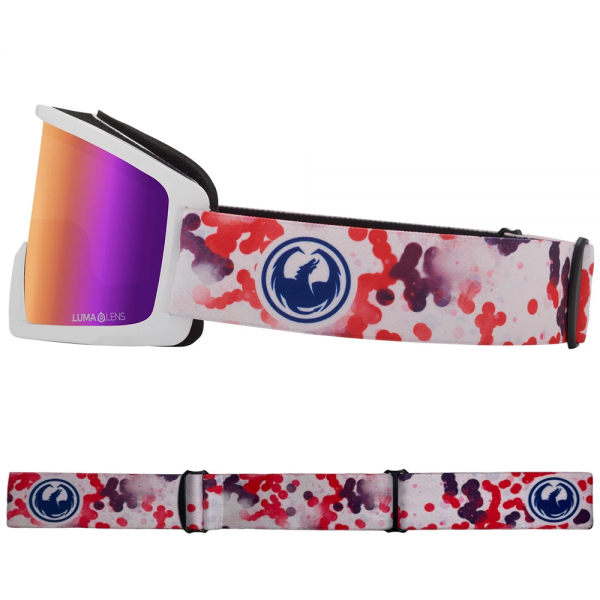 DRAGON DX3 OTG KOI LITE/PURPLE ION MASCHERA SNOWBOARD