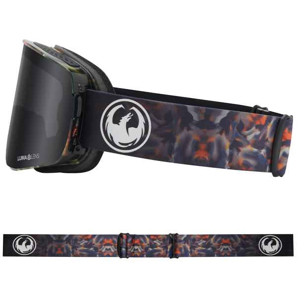 DRAGON NFX2 FIRE LEAF MASCHERA SNOWBOARD