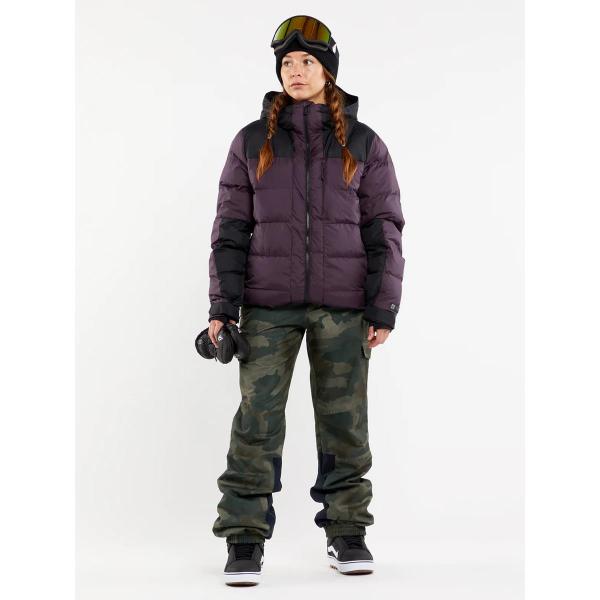 VOLCOM PUFFLEUP BLACKBERRY GIACCA SNOWBOARD DONNA