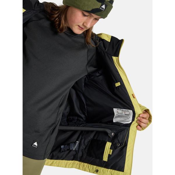 BURTON LODGEPOLE SULFUR GIACCA SNOWBOARD BAMBINO