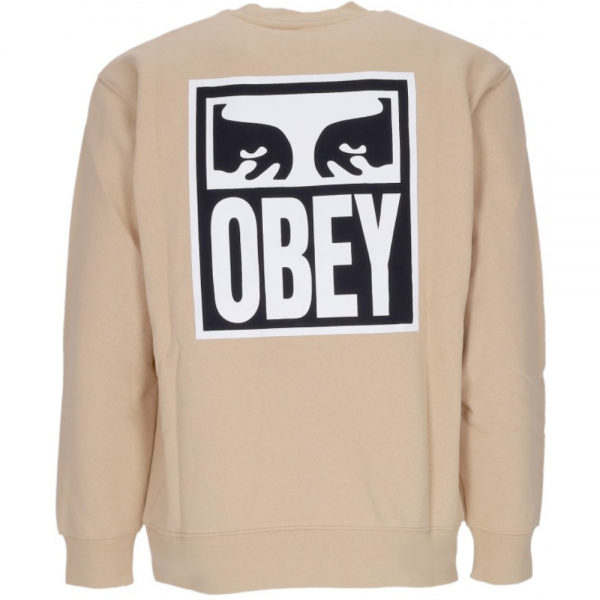 OBEY EYES ICON CREW PREMIUM OAT MILK FELPA