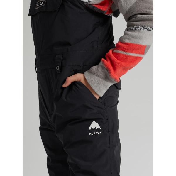 BURTON SKYLAR BIB TRUE BLACK PANTALONI SNOWBOARD BAMBINO