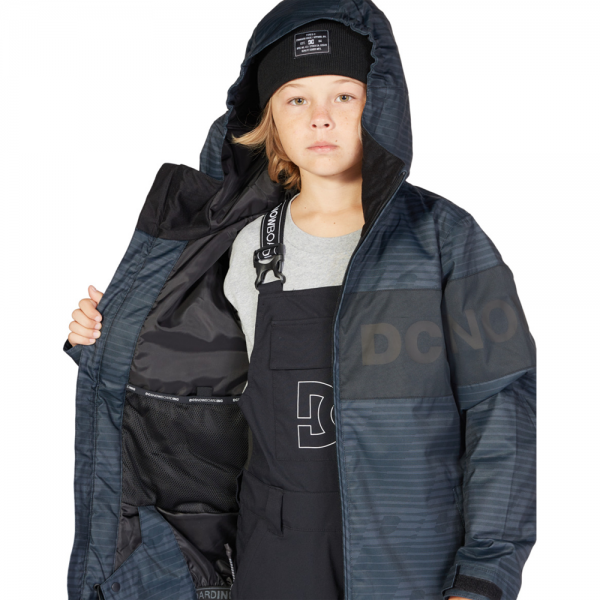 DC BOY'S PROPAGANDA DASH BLACK GIACCA SNOWBOARD BAMBINO