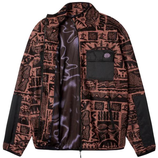 FUNKY TRIBE FULL ZIP RUST GIACCA