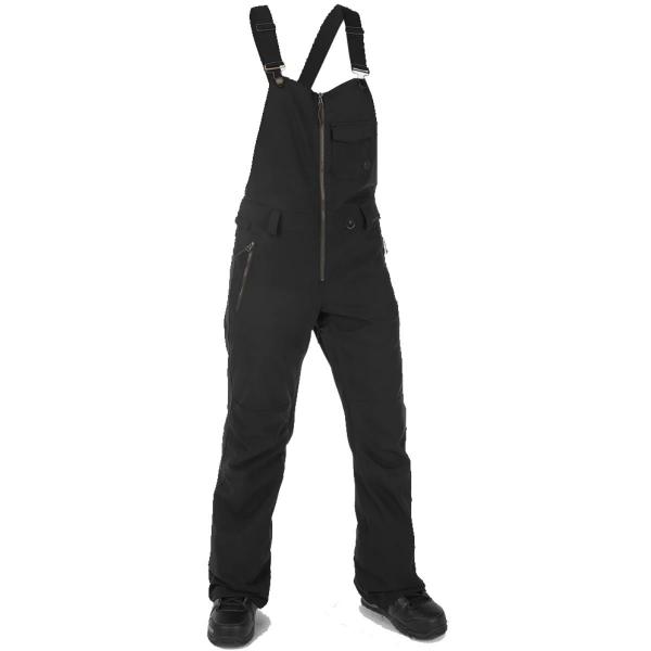 VOLCOM SWIFT BIB OVERALL BLACK PANTALONI SNOWBOARD DONNA