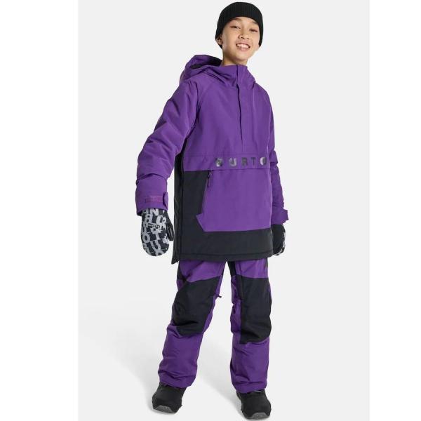 BURTON FROSTNER 2L IMPERIAL PURPLE/TRUE BLACK GIACCA SNOWBOARD BAMBINO/A