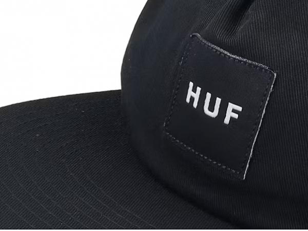 HUF SET BOX SNAPBACK CAP BLACK