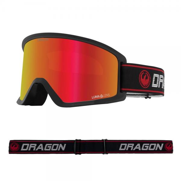 DRAGON DX3 OTG ION INFRARED / LL RED ION MASCHERA SNOWBOARD