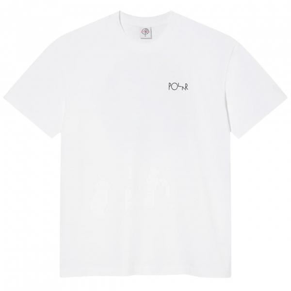 POLAR FILL LOGO OURSELVES COLLAGE WHITE T-SHIRT