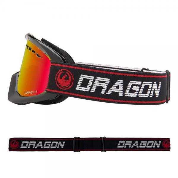 DRAGON DX ION INFRARED /LL RED ION MASCHERA SNOWBOARD