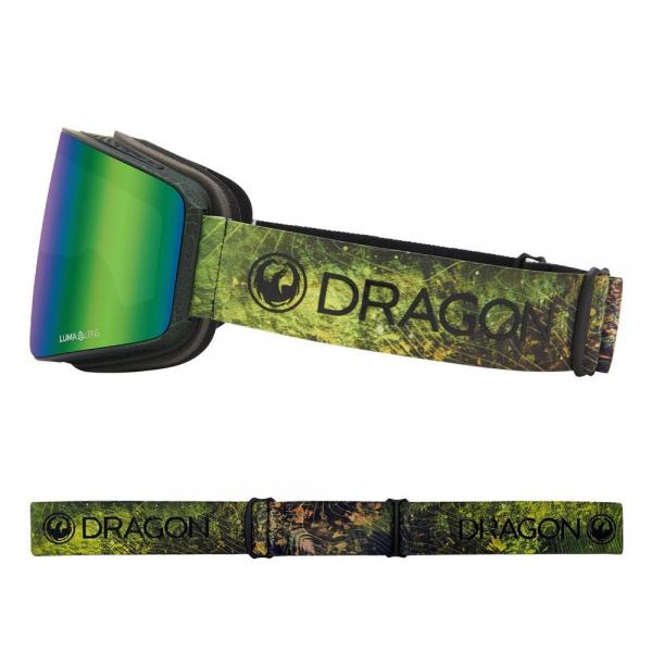 DRAGON PXV TERRA FIRMA LL GREEN ION/ LL AMBER MASCHERA SNOWBOARD