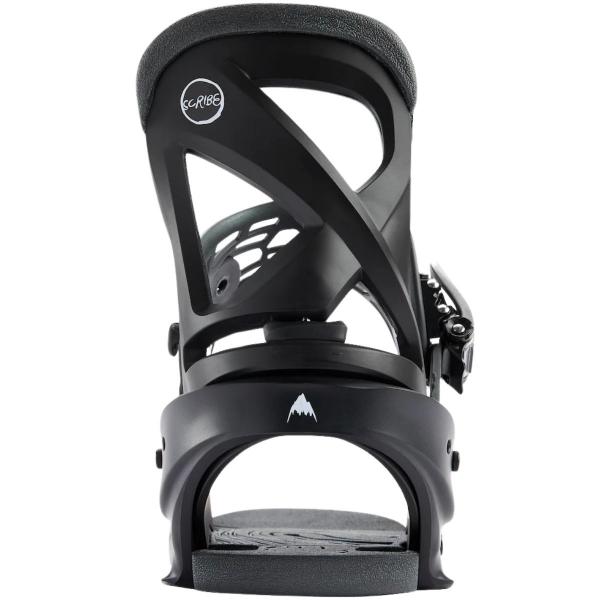 BURTON SCRIBE BLACK ATTACCHI SNOWBOARD DONNA