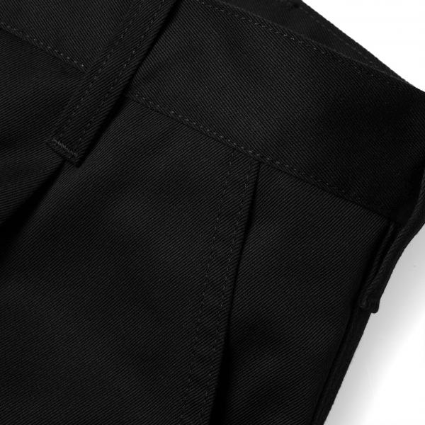 CARHARTT WIP ABBOTT PANT BLACK (RINSED)