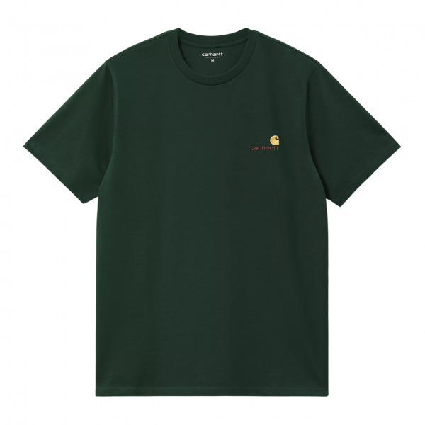 CARHARTT WIP S/S AMERICAN SCRIPT CONIFER T-SHIRT