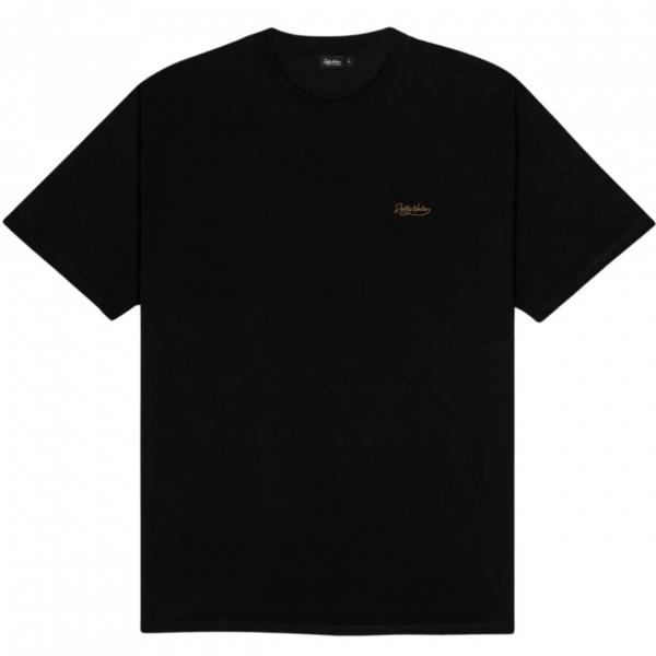 DOLLY NOIRE ASSO DI COPPE BLACK T-SHIRT