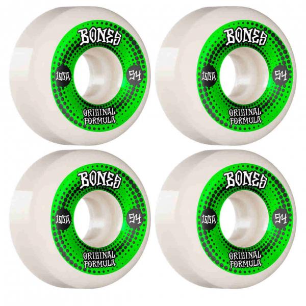 BONES ORIGINALS V5 SIDECUT OG FORMULA 100A RUOTE SKATEBOARDS