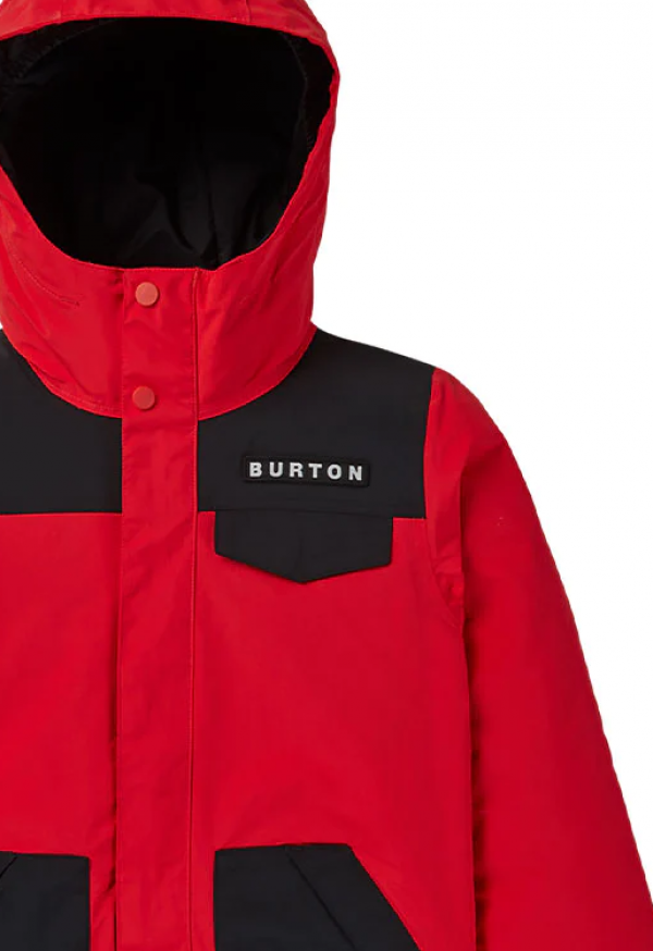 BURTON DUGOUT TOMATO GIACCA SNOWBOARD BAMBINO