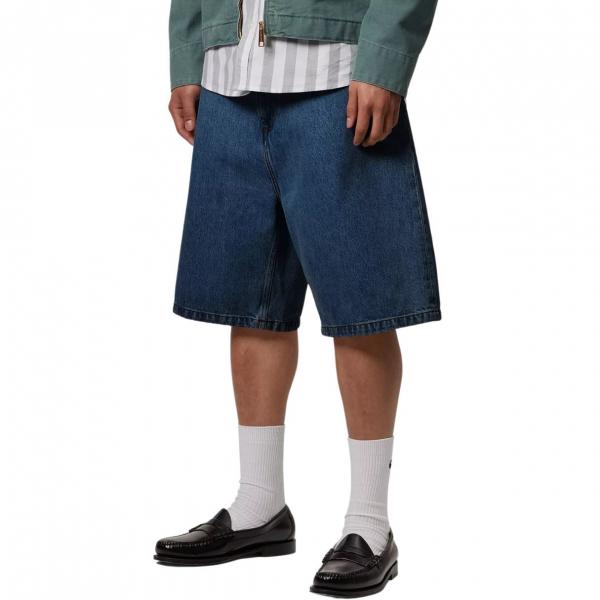 CARHARTT WIP BRANDON SHORT BLUE  (STONE WASHED)