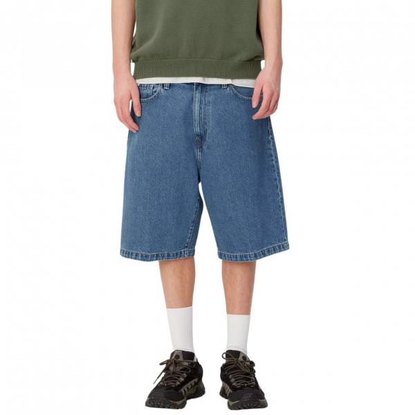 CARHARTT WIP LANDON SHORT BLUE (HEAVY STONE WASH)